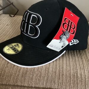 BIG BLACK THE ONE AND ONLY New Era Black and White 59FIFTY Cap